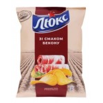 Bramborové chipsy Lux s přichutí Slanina