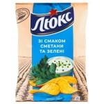 Bramborové chipsy Lux smetana a cibule