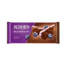 Roshen mléčná čokoláda borůvková náplň 90g