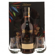 Rum Zacapa 23y 700ml 40% se skleničkami